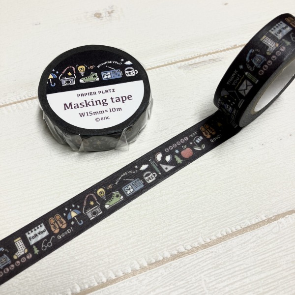 파피아프랏츠 에릭 복각 마스킹테이프 15mm : 나이스데이샐러드마켓