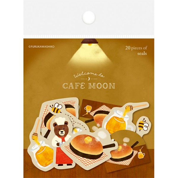 후루카와 카페 MOON 조각 스티커 : 팬케이크샐러드마켓