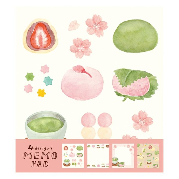 후루카와 4디자인 떡메모지 : 화과자샐러드마켓