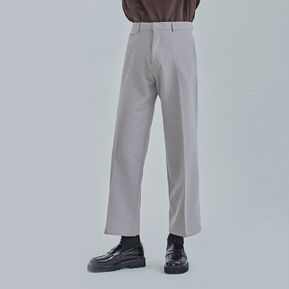 Wide-Legged Solid Color Pants