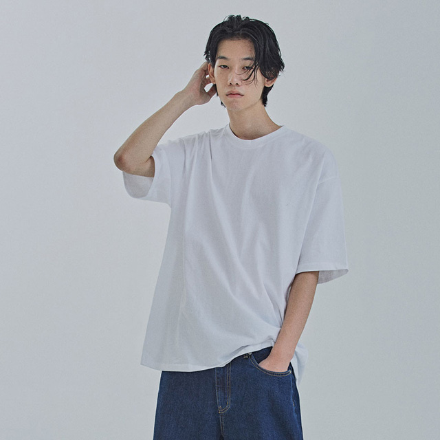 Loose Fit Half-Sleeved T-Shirt