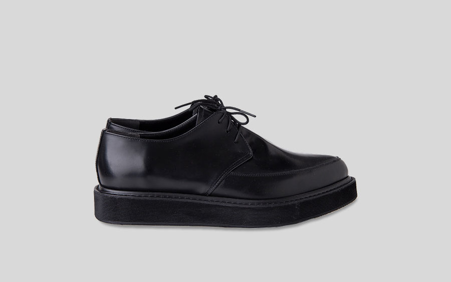 Glossy Derby Shoes