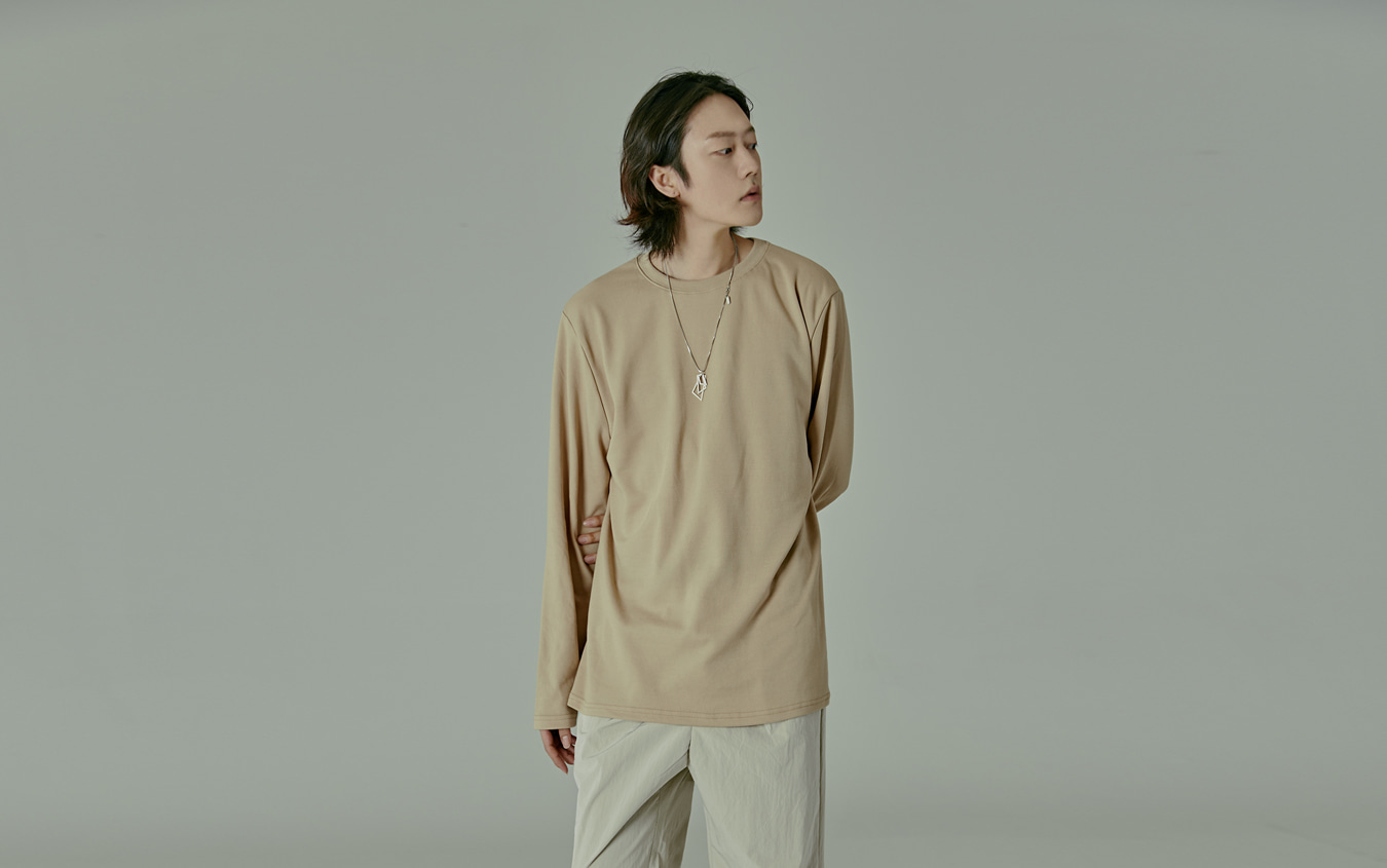 Long-Sleeved Solid Tone T-Shirt
