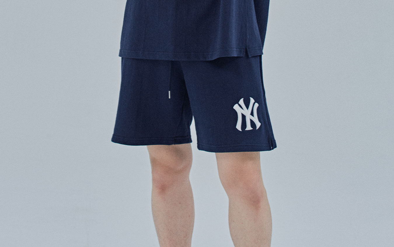 NY Logo Drawstring Shorts
