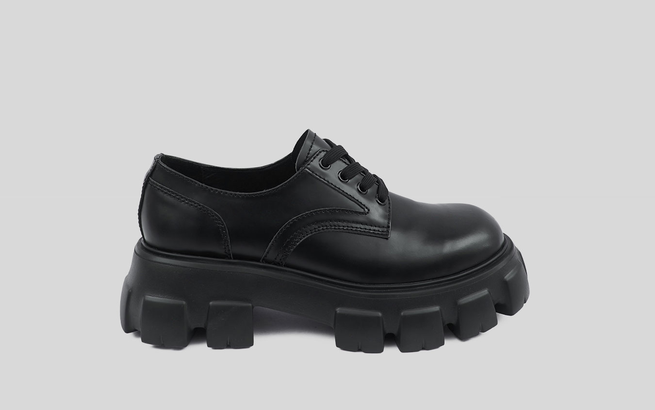 Lace-Up Thick Sole Shoes