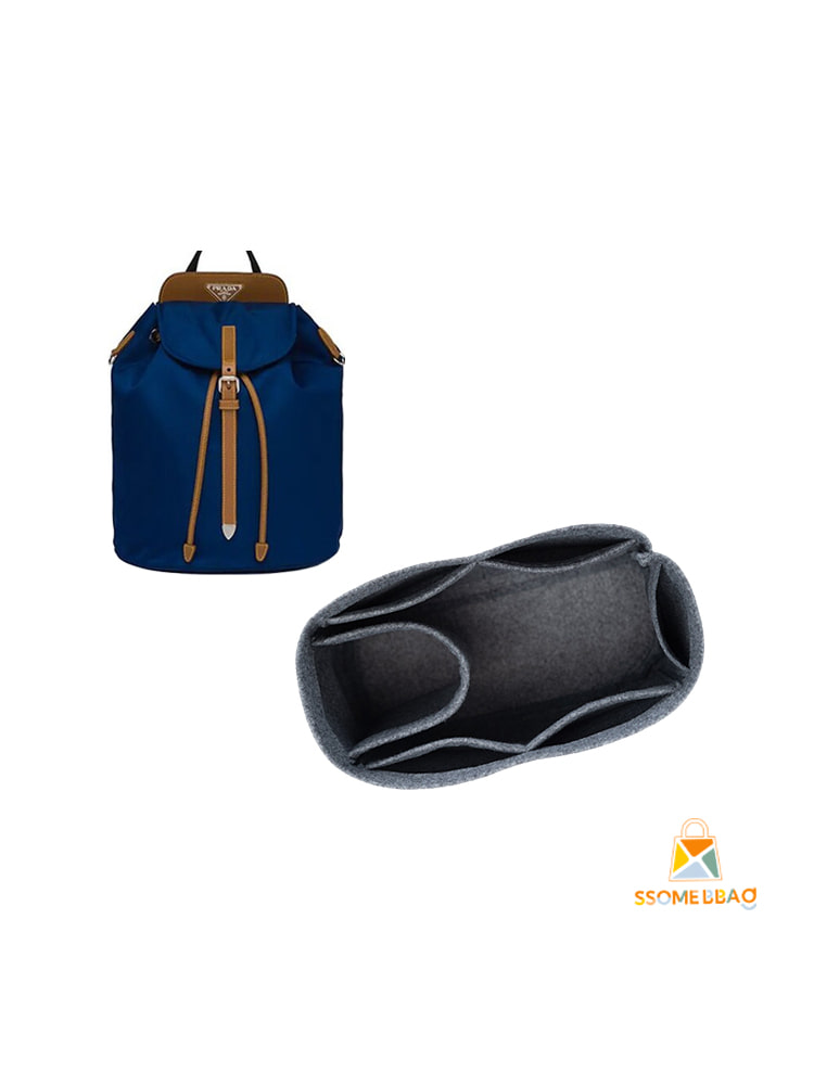 Prada Saffiano Leather Trim Backpack 1BZ064 Inner Bag Bag in Bag