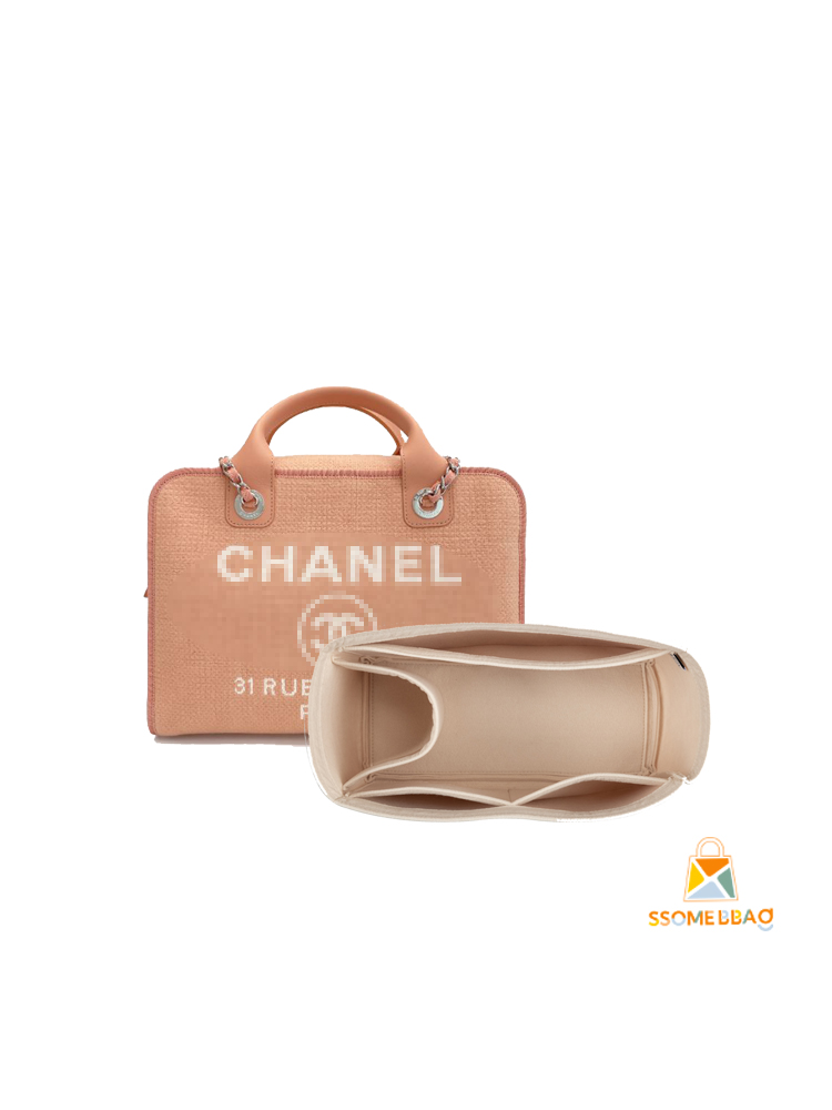 Chanel deauville bowling bag medium Innerbag Baginbag