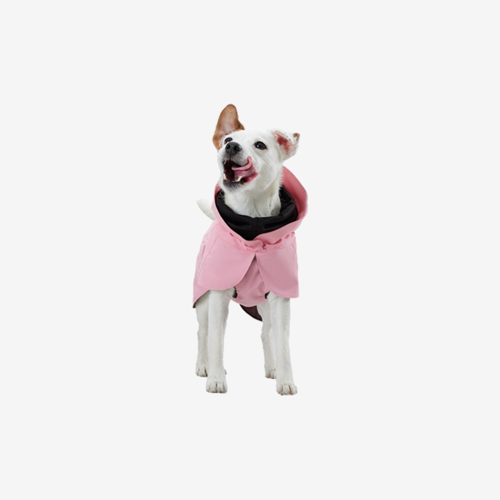 파이카 Visibility Raincoat Lite Pink for Dogs