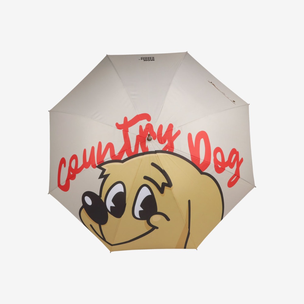 몽슈슈 Country Dog Umbrella Beige
