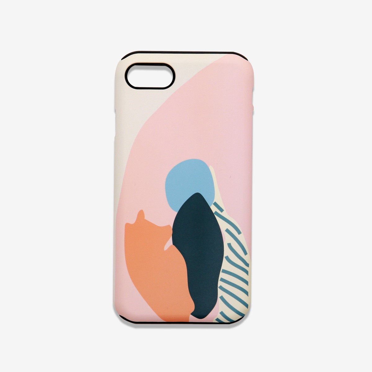 Dog on the couch phone case