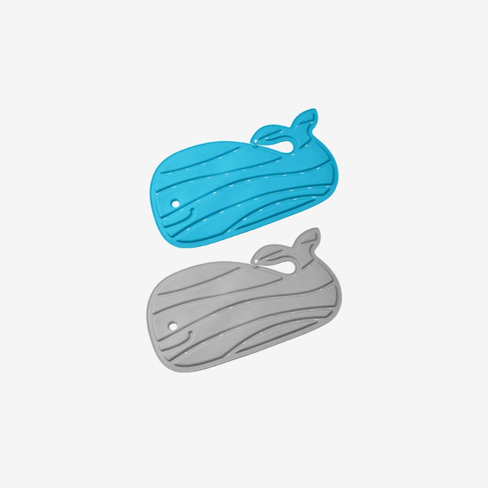 [스킵합] 유아 목욕 돌고래 미끄럼방지 욕조매트 2종