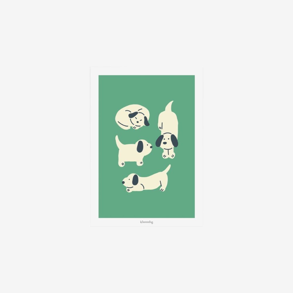 [킴밍스튜디오] DOGS poster
