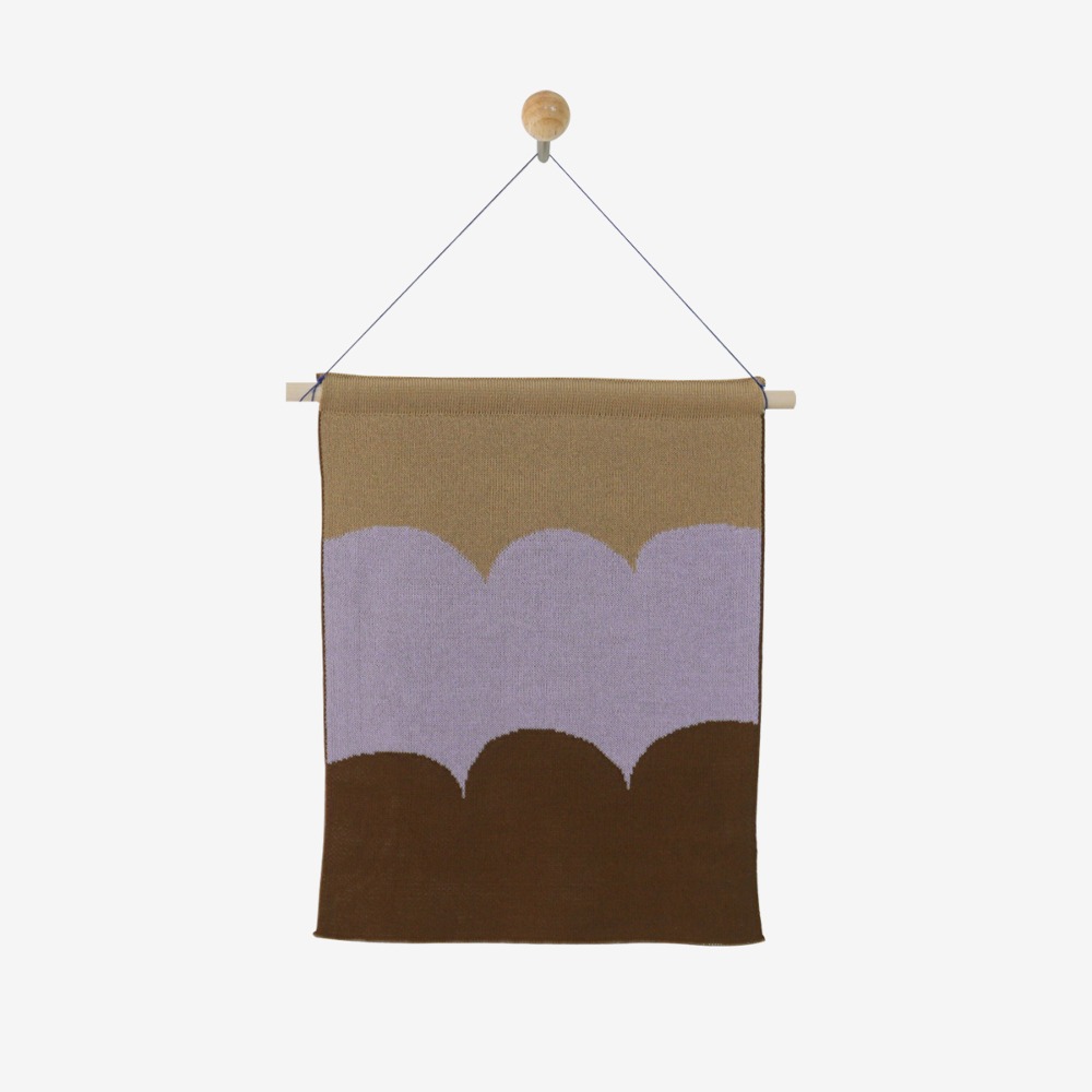 몬에떼 Petit Knit Poster - chocolat