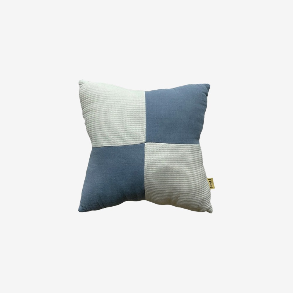 FMH 미니 쿠션 패치워크 블루 - Mini Cushion Patchwork Blue