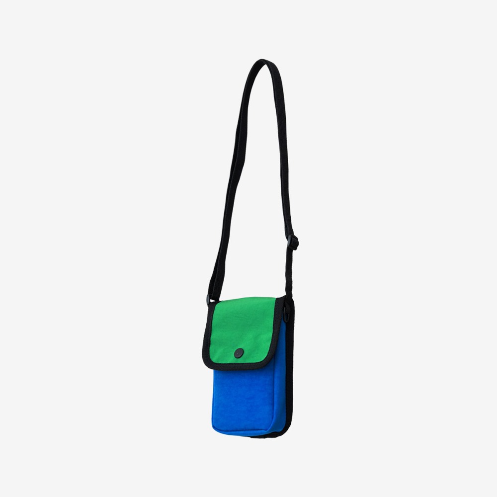 하우키즈풀 PHONE BAG (GREEN+BLUE)