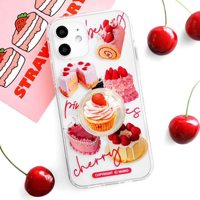 [반구톡+젤리 핑크케이크] 휴대폰케이스 에어팟케이스