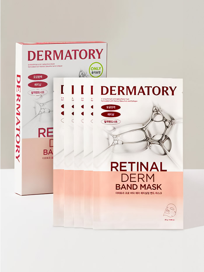Dermatory Retinal Derm Band Mask 4 sheets(+1 sheets) X 2