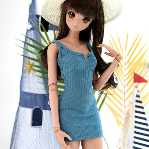 SD13 GIRL &amp; Smart Doll Sleeveless Dress - Blue