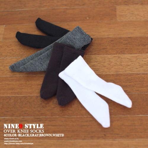 [SD13,SD9] Knee socks (black)