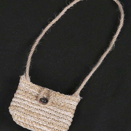[SDG]NAL-Cross straw bag(Beige)