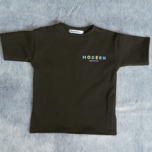 (Pre-Order) [SDB]Color over fit short sleeve T-shirt(Black)