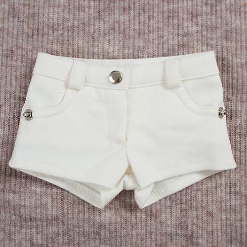 [SDG]Color hot pants(White)