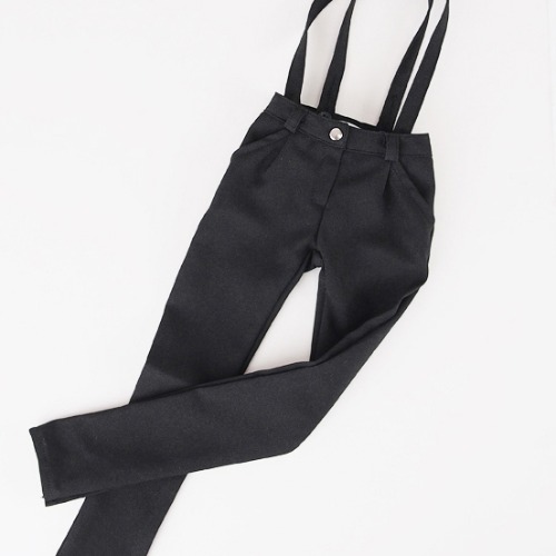 [SDG]Suspenders slacks(Black)