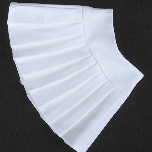 [SDG]Basic pleated skirt(White)