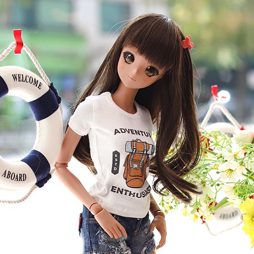 SD13 GIRL &amp; Smart Doll Adventure T-shirt - White