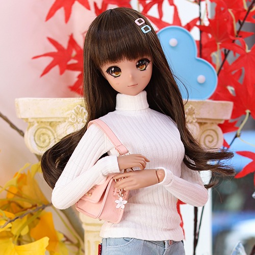 SD13 GIRL &amp; Smart Doll Fited Turtle Neck Knit - Ivory