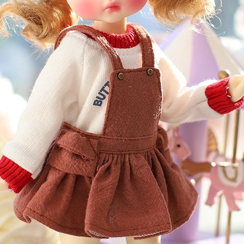 Little Cotton Skirts Overall - Redbrown