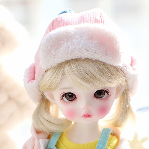 USD,Little Cute winter hat - Pink