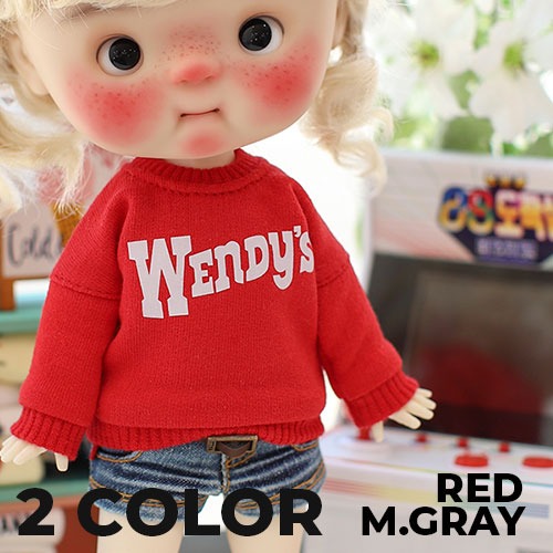 Qbaby .YUYUDOLL Wendy&#039;s MTM - Red,M.Gray