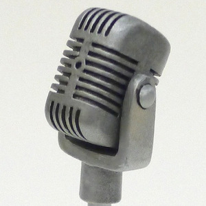Vintage Microphone with Stand