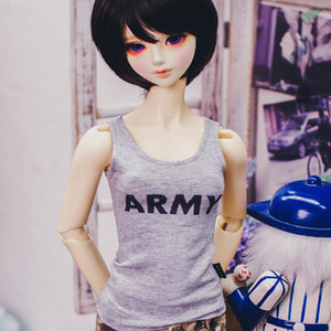 SD13 Girl ARMY Sleeveless - Gray