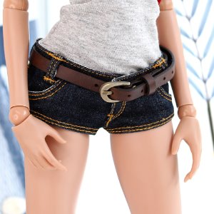 SD13 GIRL &amp; Smart Doll Belt Short Pants - D.Blue