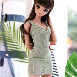 SD13 GIRL &amp; Smart Doll Sleeveless Dress - Khaki