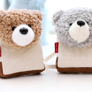Cute Bear backpack - Brown&amp;Gray