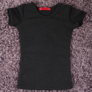 [SDB]BOY Solid color T-shirt (Black)