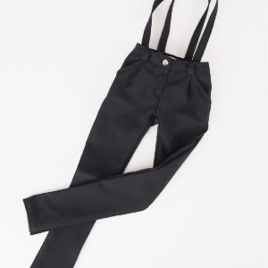 [SDB]Suspenders slacks(Black)