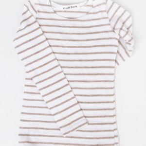[SDB]Long sleeves striped T-shirt(Beige)
