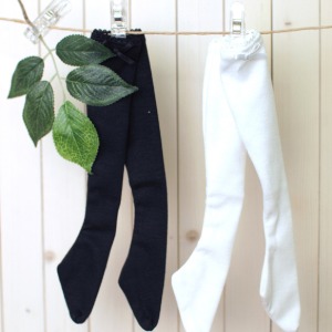 [SD13,SD9] Long socks (Ribbon black)