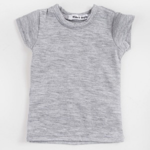 [SDG]GIRL Solid color T-shirt(Gray)
