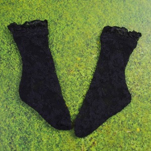 [SD13G]Ankle socks(Lace Black)
