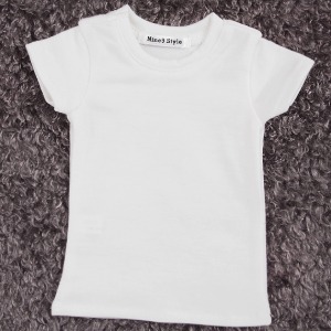 [SDG]GIRL Solid color T-shirt(White)