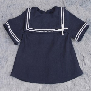 [SDG]Square marine blouses(Navy)