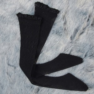 [SDG] Socks(Corrugated mesh black)