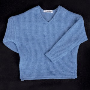 [SDG]Over fit v-neck knitwear(Marina blue)