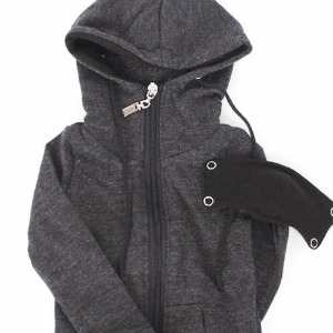[MSD]Mask hood zip-up(Gray)