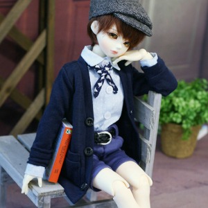[MSD]BOY Colorful cardigans(Navy)
